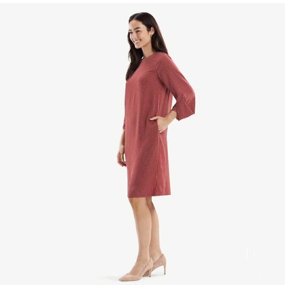 MM LaFleur The Zoe Dress Royal Checker red